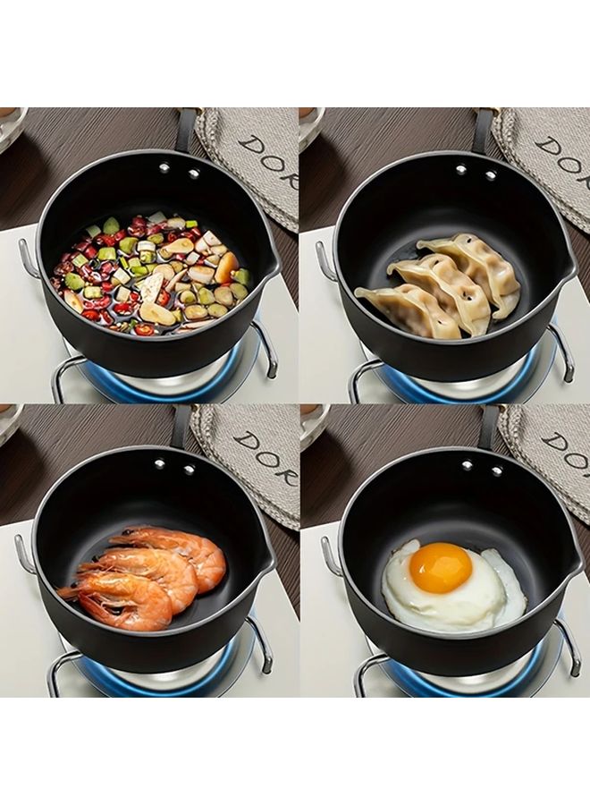 Wooden Handle Soup Pot Induction Stovetop Compatible Cooking Pot - Image 2